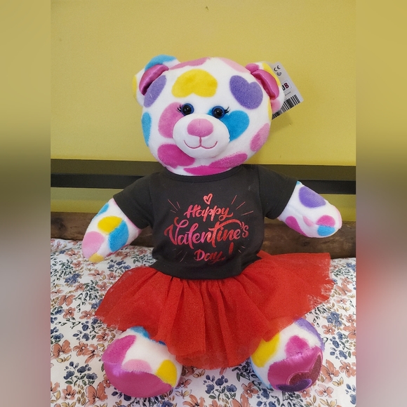 Build-A-Bear | Toys | Build A Bear Big Hearts Bear 6 Plush With ...